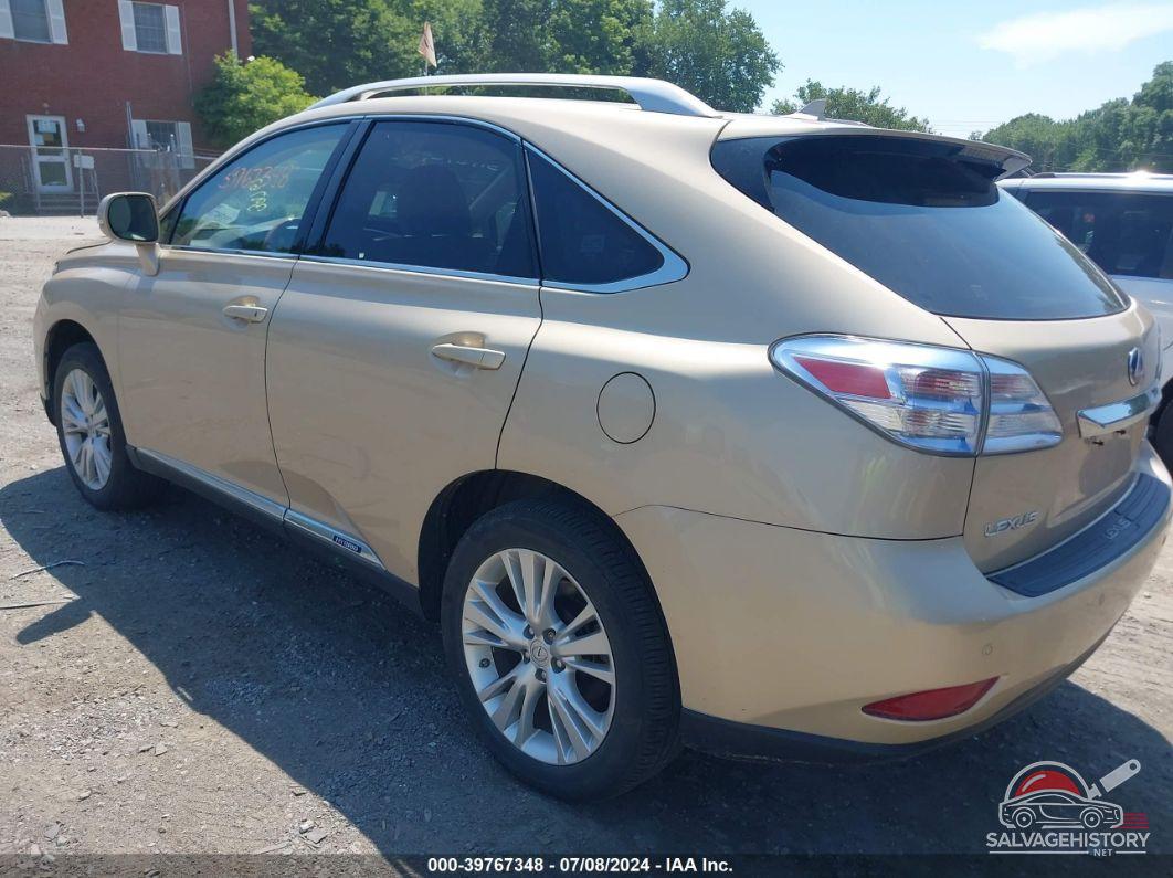 JTJBC1BA6A2006643 2010 LEXUS RX 450H photo no. 3