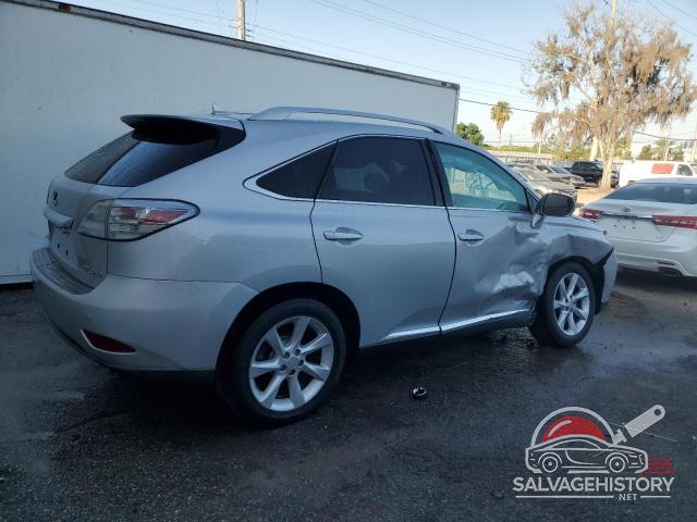 2T2ZK1BA5AC024343 2010 LEXUS RX350 photo no. 3