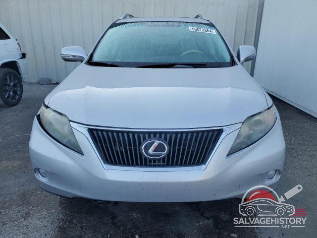 2T2ZK1BA5AC024343 2010 LEXUS RX350 photo no. 5