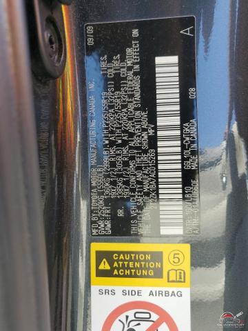 2T2ZK1BA7AC015269 2010 LEXUS RX350 photo no. 13