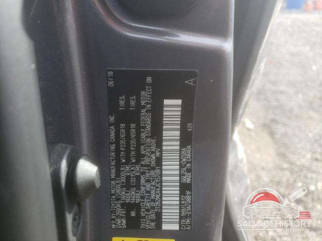 2T2BZMCA4JC157091 2018 LEXUS RX350 photo no. 13