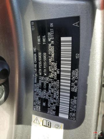 2T2ZZMCA8KC128564 2019 LEXUS RX350 photo no. 13