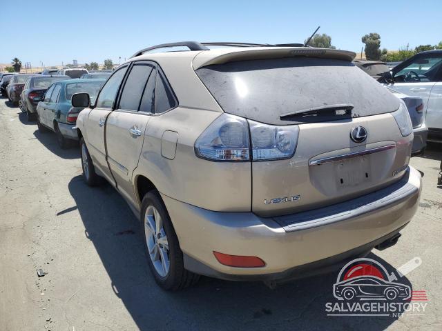 JTJHW31U382042731 2008 LEXUS RX400 photo no. 2