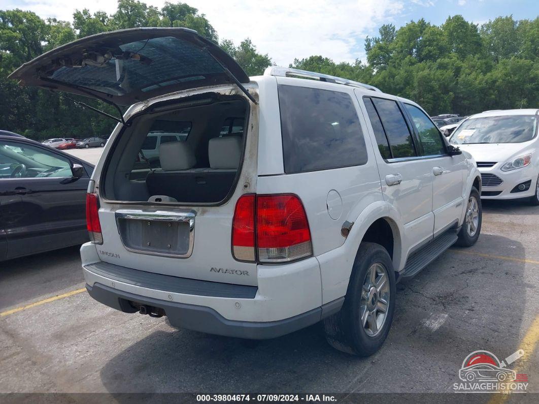 5LMEU88H75ZJ23938 2005 LINCOLN AVIATOR photo no. 4