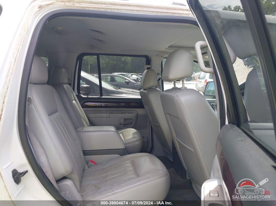 5LMEU88H75ZJ23938 2005 LINCOLN AVIATOR photo no. 8
