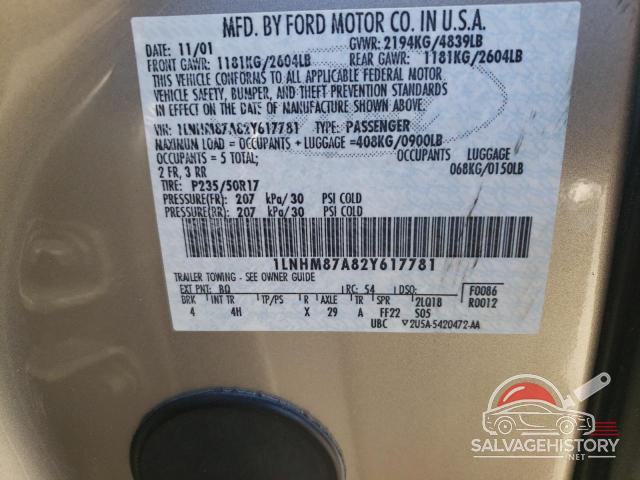 1LNHM87A82Y617781 2002 LINCOLN LS SERIES photo no. 12