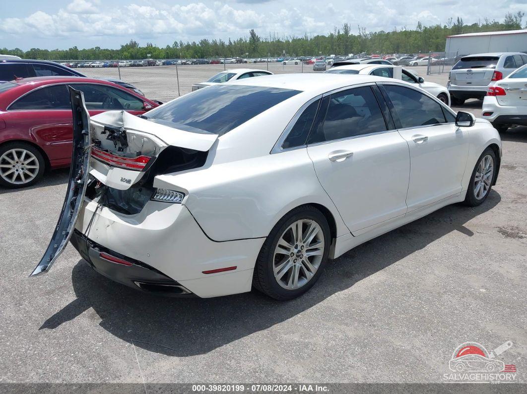 3LN6L2J93ER833014 2014 LINCOLN MKZ photo no. 4