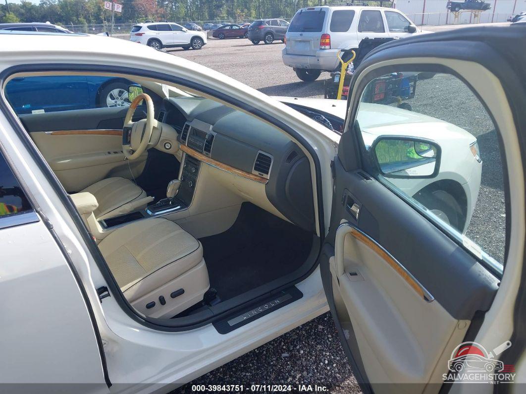 3LNDL2L32CR834264 2012 LINCOLN MKZ HYBRID photo no. 5
