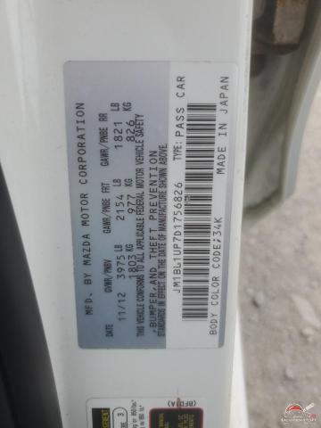 JM1BL1UP7D1756826 2013 MAZDA 3 photo no. 12