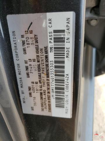 JM1BM1T74G1355303 2016 MAZDA 3 photo no. 12
