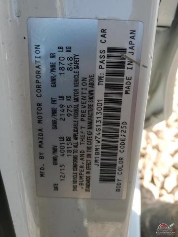 JM1BM1W74G1313001 2016 MAZDA 3 photo no. 12