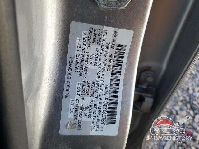 JM3TB3CA3C0345158 2012 MAZDA CX-9 photo no. 14