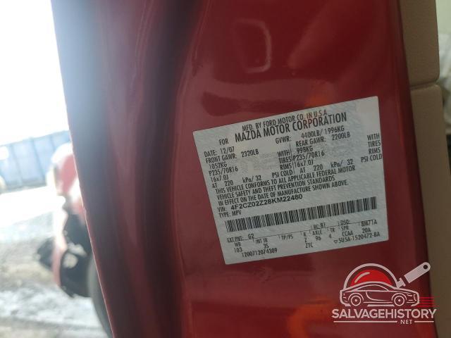 4F2CZ02Z28KM22480 2008 MAZDA TRIBUTE photo no. 13