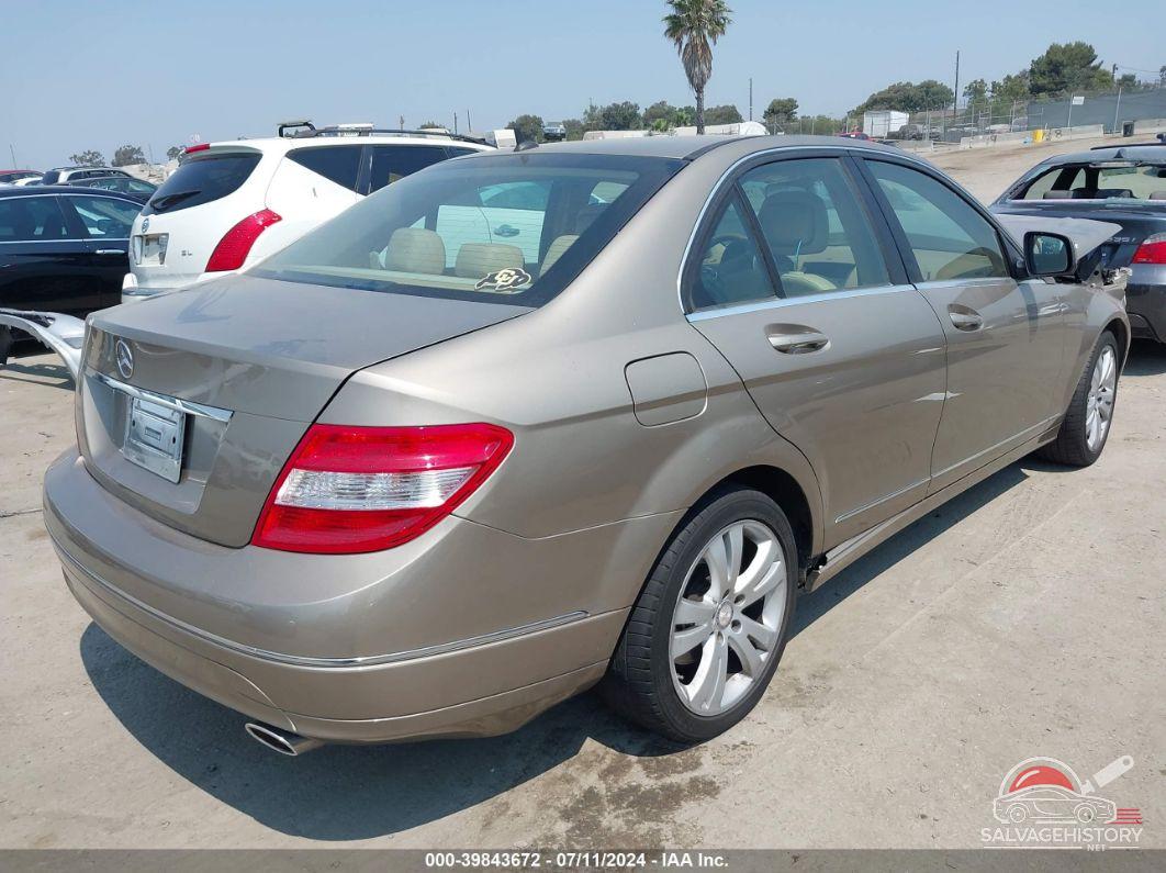 WDDGF54X48R017527 2008 MERCEDES-BENZ C photo no. 4