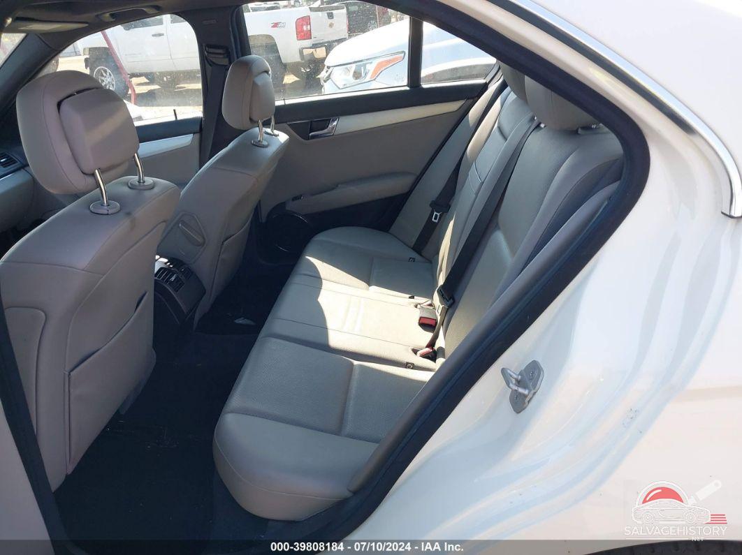WDDGF54X38F044509 2008 MERCEDES-BENZ C 300 photo no. 8