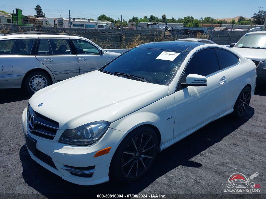 WDDGJ8JB7CF912383 2012 MERCEDES-BENZ C 350 photo no. 2