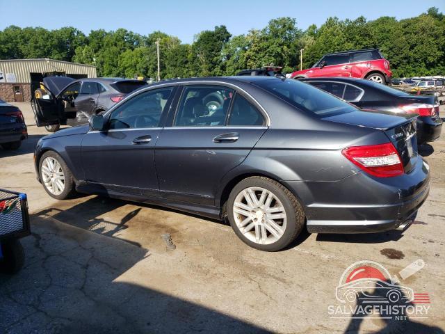WDDGF81X79R070519 2009 MERCEDES-BENZ C-CLASS photo no. 2