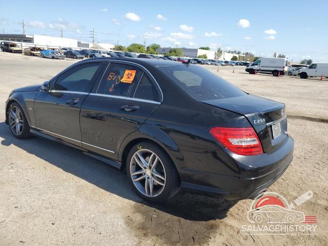 WDDGF4HB8CR209020 2012 MERCEDES-BENZ C-CLASS photo no. 2