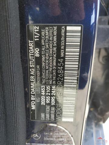 WDDGF4HB4DR268454 2013 MERCEDES-BENZ C-CLASS photo no. 12