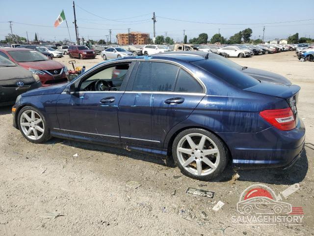 WDDGF4HB4DR268454 2013 MERCEDES-BENZ C-CLASS photo no. 2