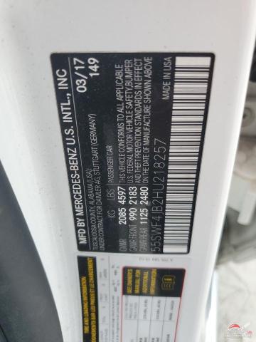 55SWF4JB2HU218257 2017 MERCEDES-BENZ C-CLASS photo no. 13