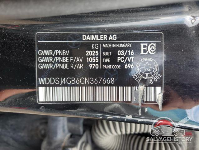 WDDSJ4GB6GN367668 2016 MERCEDES-BENZ CLA-CLASS photo no. 12