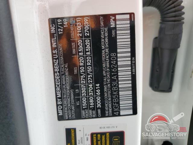 4JGFB5KB3LA162408 2020 MERCEDES-BENZ GLE-CLASS photo no. 13