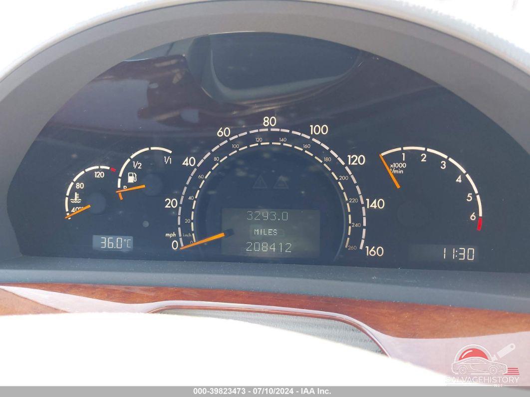 WDBNG70J53A371297 2003 MERCEDES-BENZ S photo no. 7