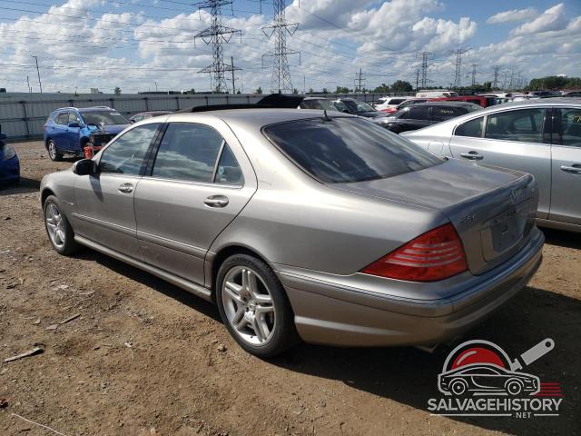 WDBNG74J33A369462 2003 MERCEDES-BENZ S-CLASS photo no. 2