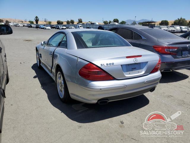 WDBSK75F33F016914 2003 MERCEDES-BENZ SL-CLASS photo no. 2