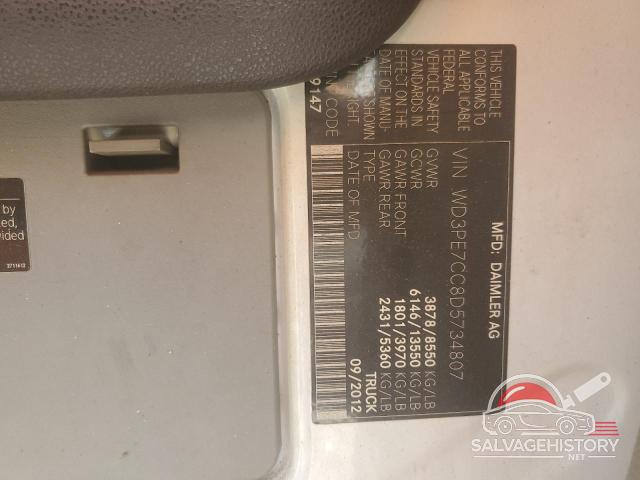 WD3PE7CC8D5734807 2013 MERCEDES-BENZ SPRINTER photo no. 12