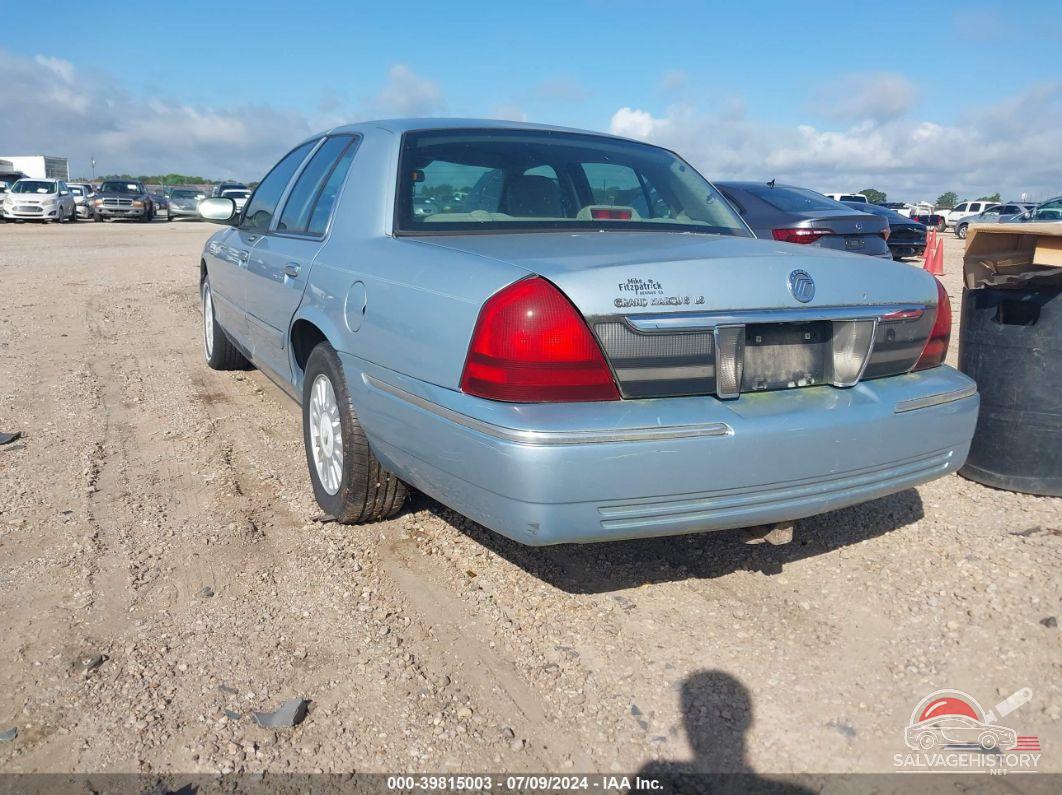 2MEFM75V68X603378 2008 MERCURY GRAND MARQUIS photo no. 3