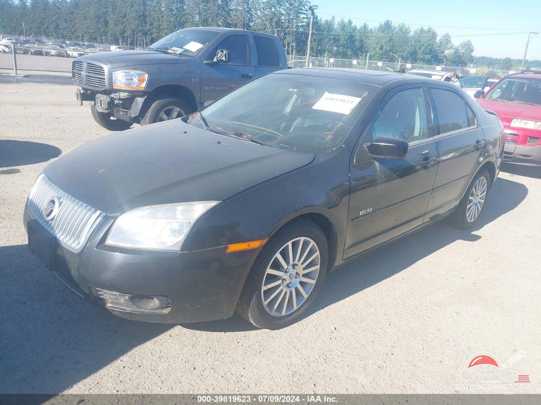 3MEHM07Z08R638397 2008 MERCURY MILAN photo no. 2