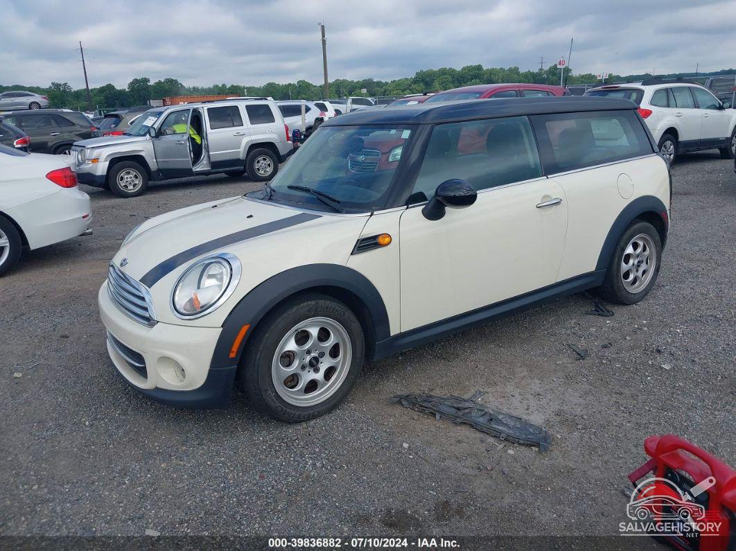 WMWZF3C56CT489261 2012 MINI COOPER CLUBMAN photo no. 2