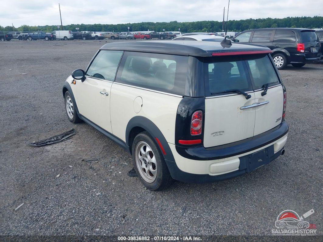WMWZF3C56CT489261 2012 MINI COOPER CLUBMAN photo no. 3