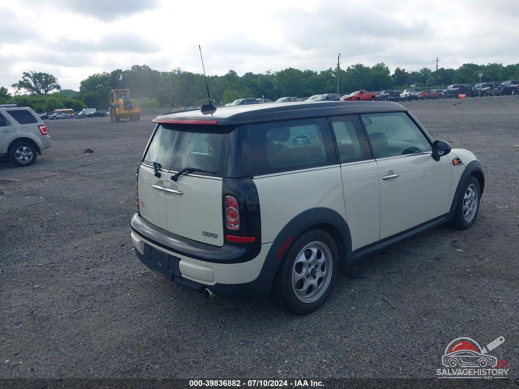 WMWZF3C56CT489261 2012 MINI COOPER CLUBMAN photo no. 4