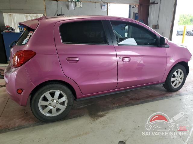 ML32A4HJ7EH016587 2014 MITSUBISHI MIRAGE photo no. 3