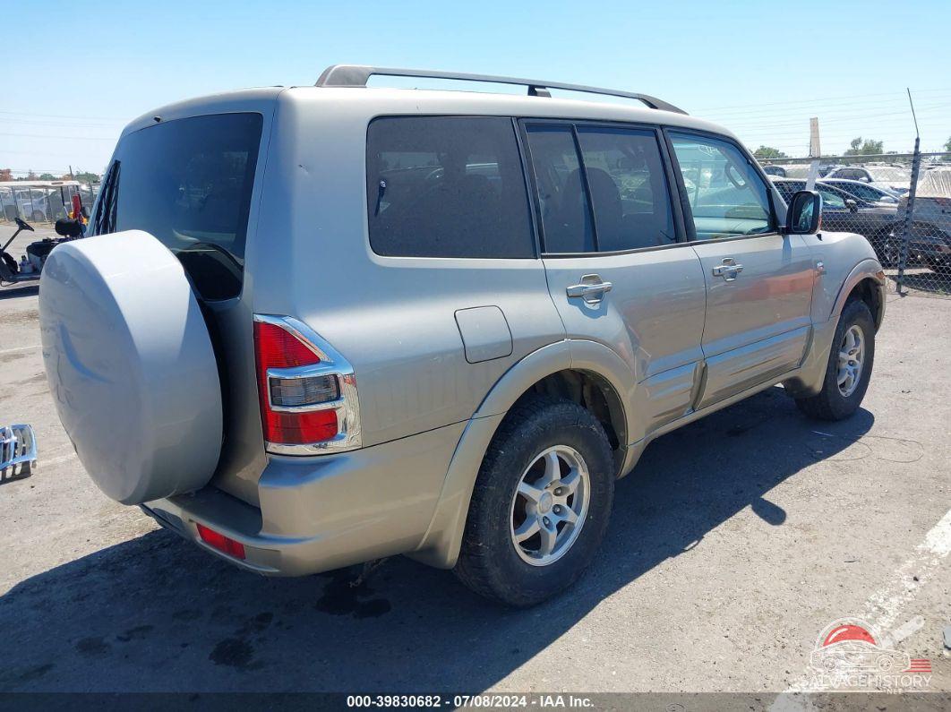 JA4MW51R01J030809 2001 MITSUBISHI MONTERO photo no. 4
