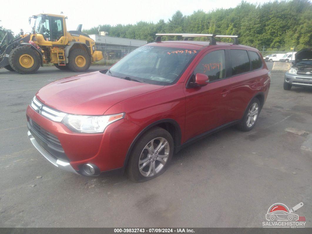 JA4AZ3A35FZ005147 2015 MITSUBISHI OUTLANDER photo no. 2
