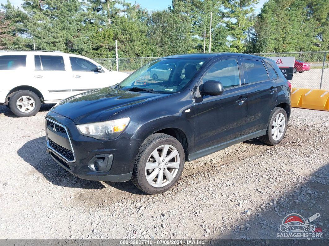 4A4AP3AU7EE022129 2014 MITSUBISHI OUTLANDER SPORT photo no. 2
