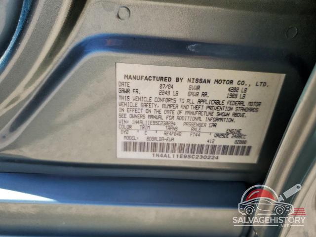 1N4AL11E95C230224 2005 NISSAN ALTIMA photo no. 12