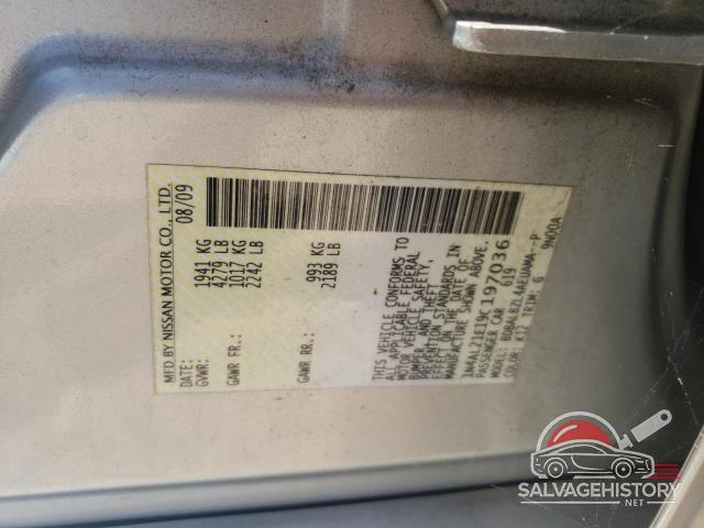 1N4AL21E19C197036 2009 NISSAN ALTIMA photo no. 12