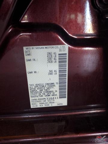 1N4BL4DVXPN316411 2023 NISSAN ALTIMA photo no. 12