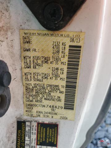 1N6BD0CT7DN748429 2013 NISSAN FRONTIER photo no. 12