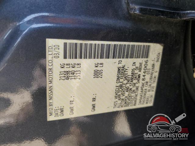 1N4AA5AP0AC844006 2010 NISSAN MAXIMA photo no. 12