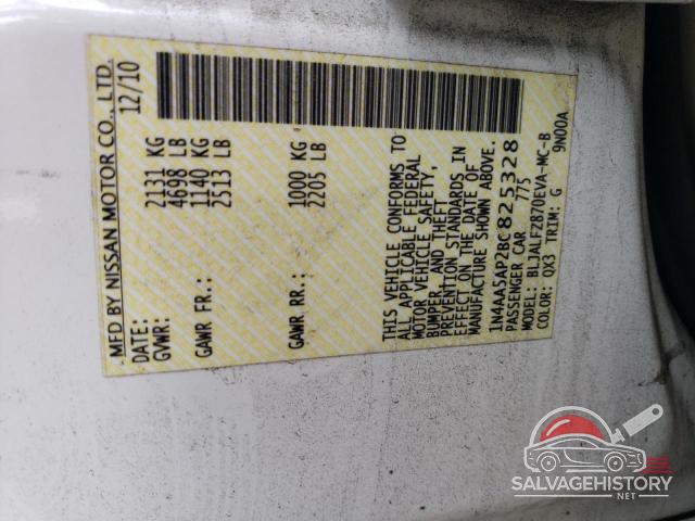1N4AA5AP2BC825328 2011 NISSAN MAXIMA photo no. 12