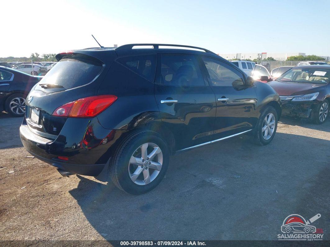 JN8AZ18U19W103398 2009 NISSAN MURANO photo no. 4