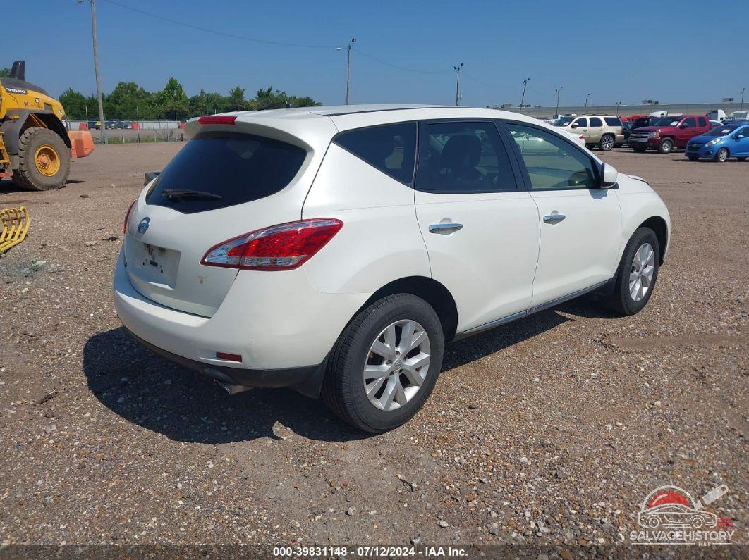 JN8AZ1MU9CW121726 2012 NISSAN MURANO photo no. 4