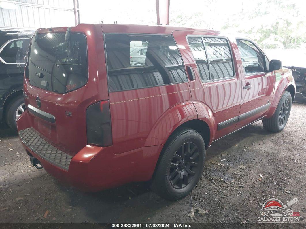 5N1BR18B38C622933 2008 NISSAN PATHFINDER photo no. 4
