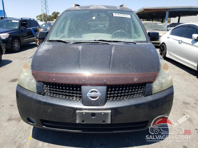 5N1BV28U15N134597 2005 NISSAN QUEST photo no. 5